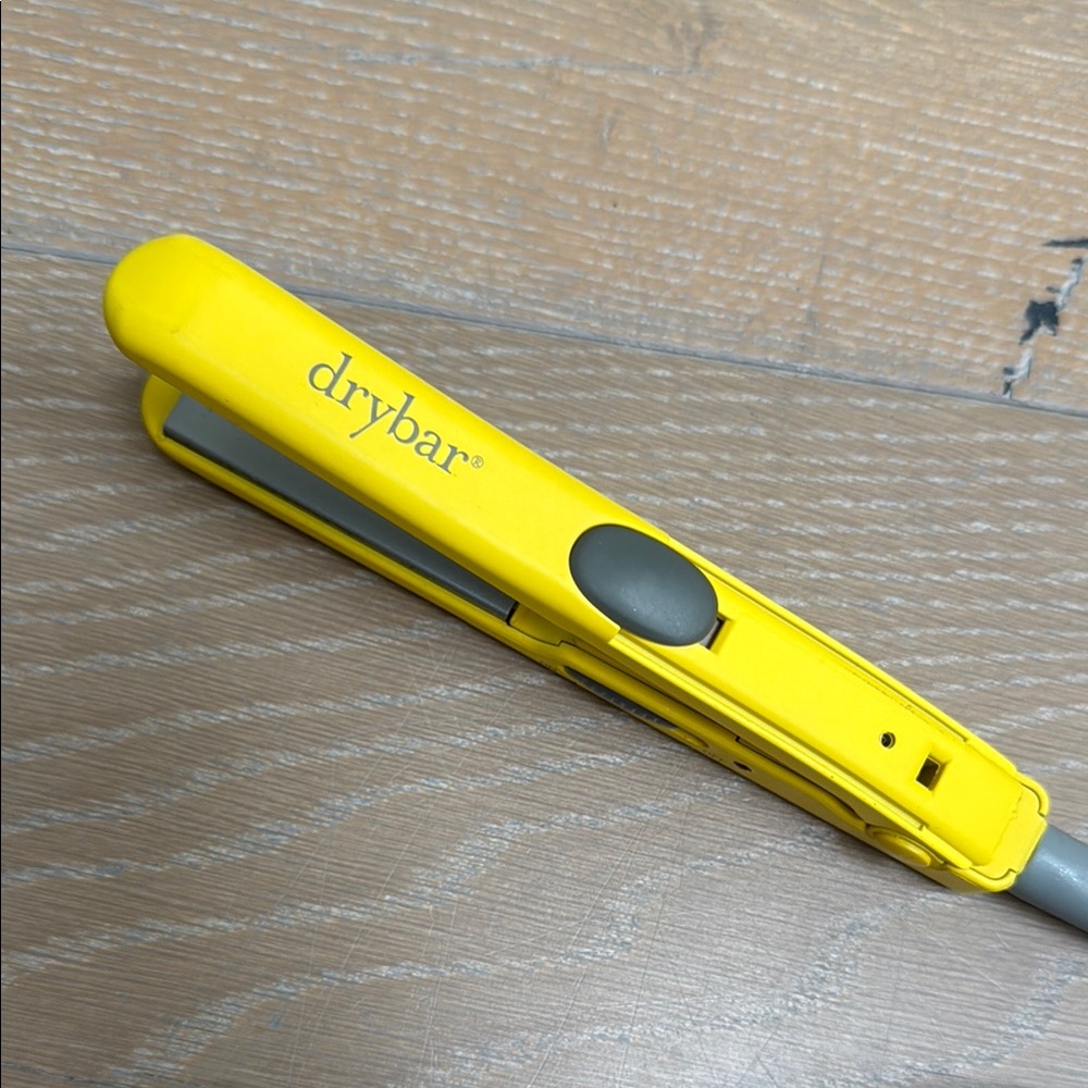 Drybar Yellow Hair Straightener mini size